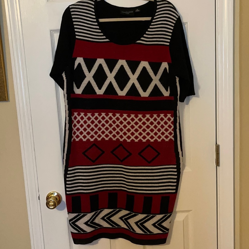 COPY - Mixed Patterned Sweater Dress